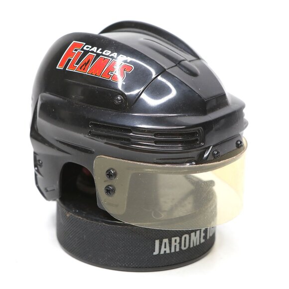 JAROME IGINLA 2009 NHL Hockey Helmet McDonalds Collectable Toy Calgary Flames - Picture 3 of 8